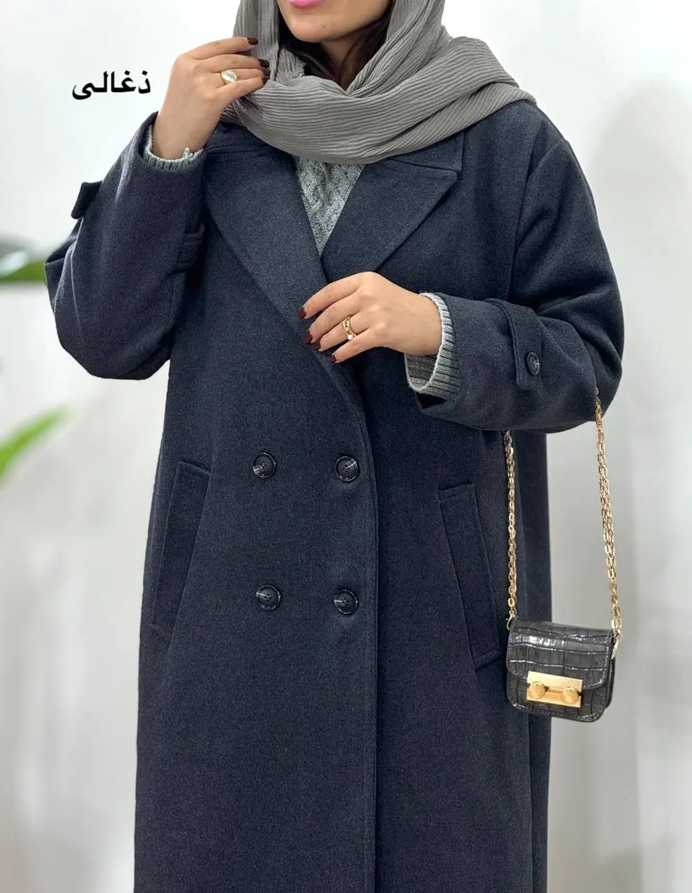 پالتو فوتر بلند آستردار بهگل 1